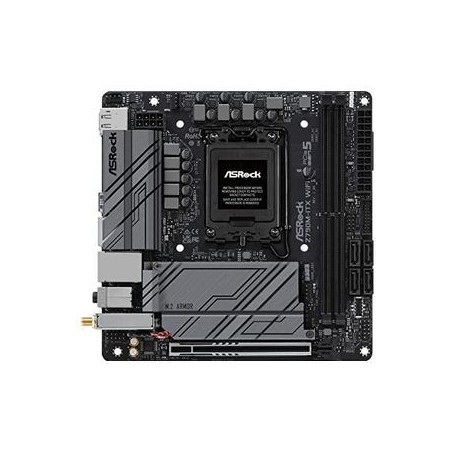 ASRock Z790M-ITX WiFi Intel LGA 1700 Mini-ITX Motherboard - High-Performance, Feature-Packed, Retail Edition - 4710483941054